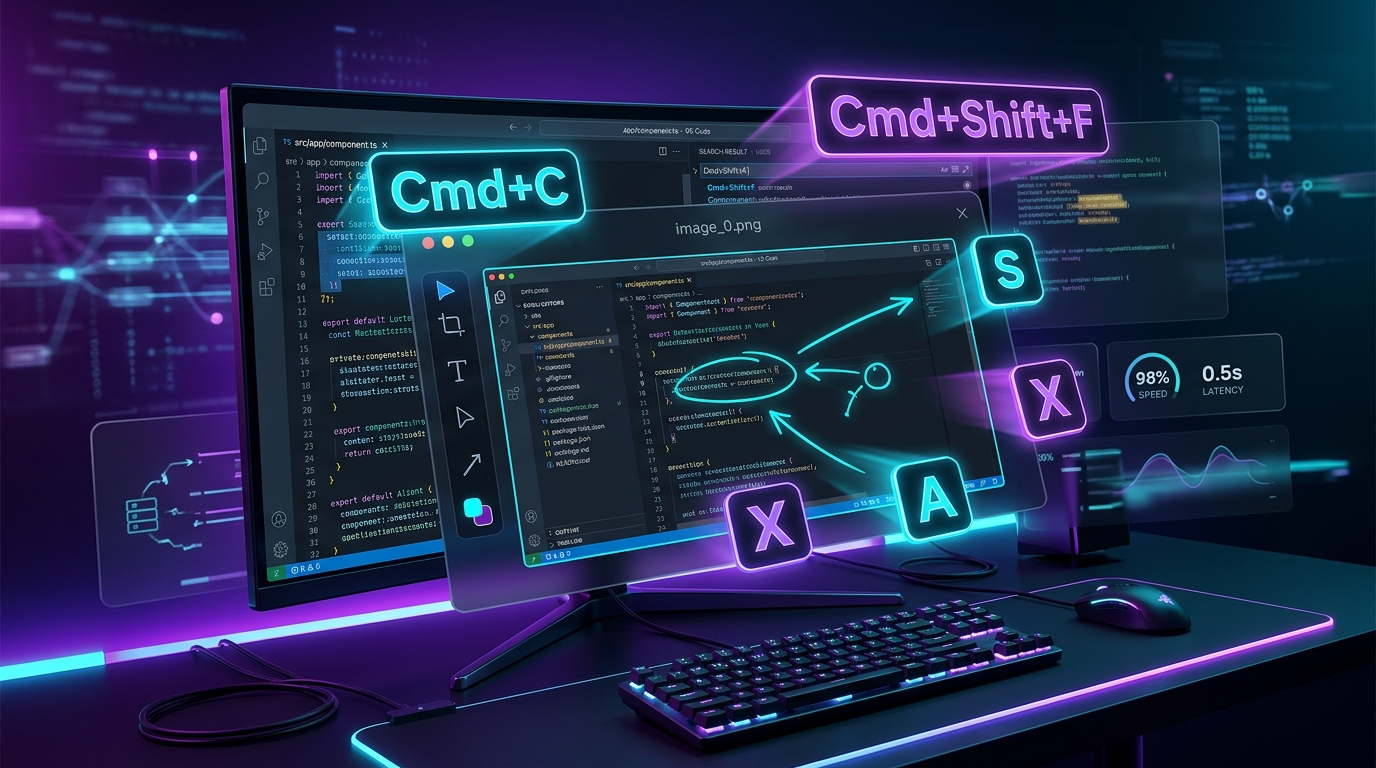The Ultimate Keyboard Shortcut Guide for 10x Faster Screen Capture Workflows