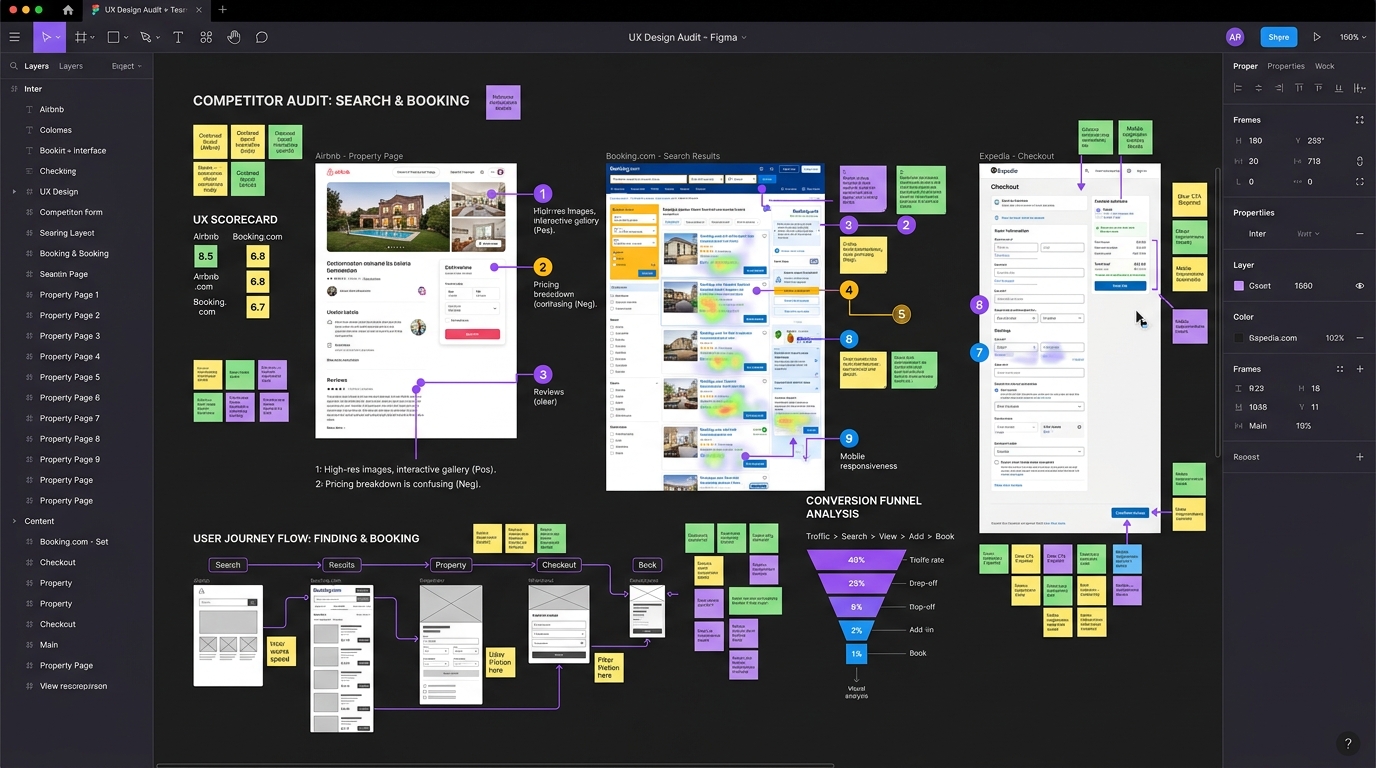 How UX Designers Conduct Competitive UI/UX Audits Using Full-Page Captures