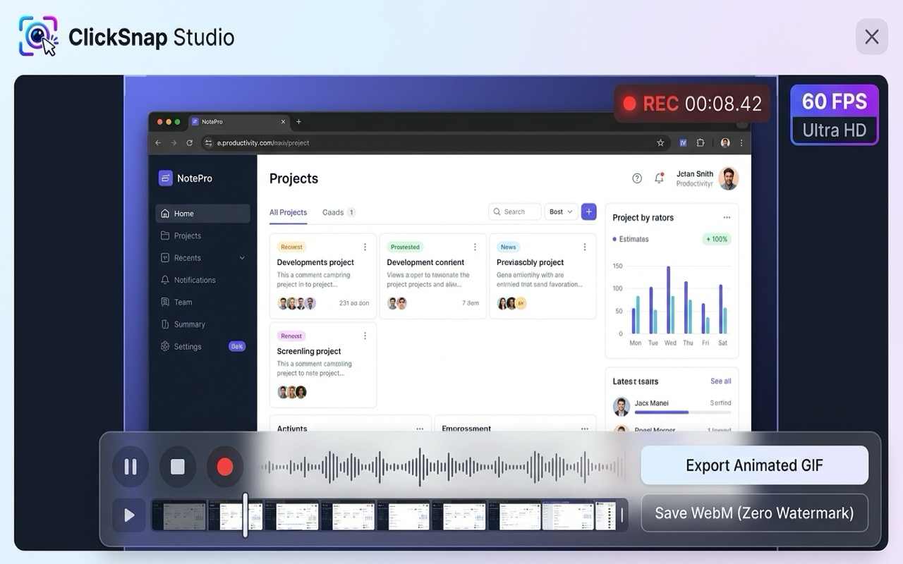 How to Record Browser Interactions & Create 60 FPS Animated GIFs (No Watermarks, 100% Free)